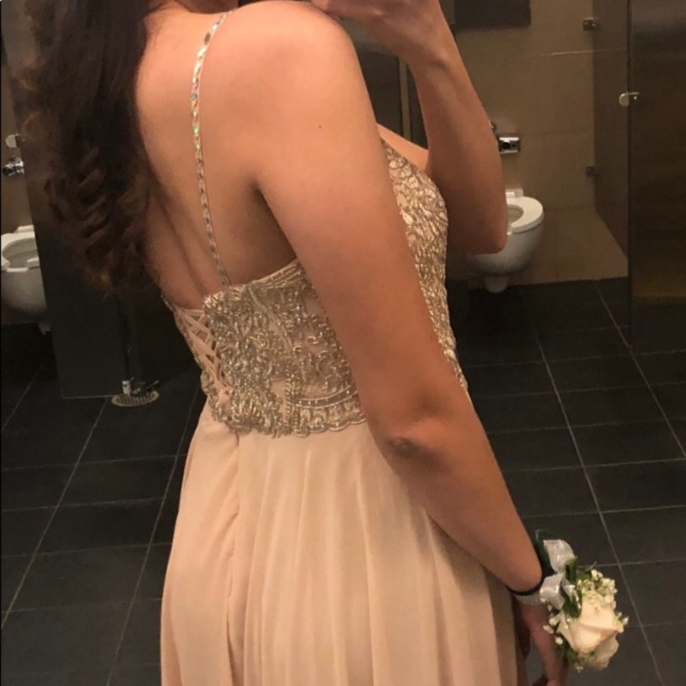 Nude Prom Dress